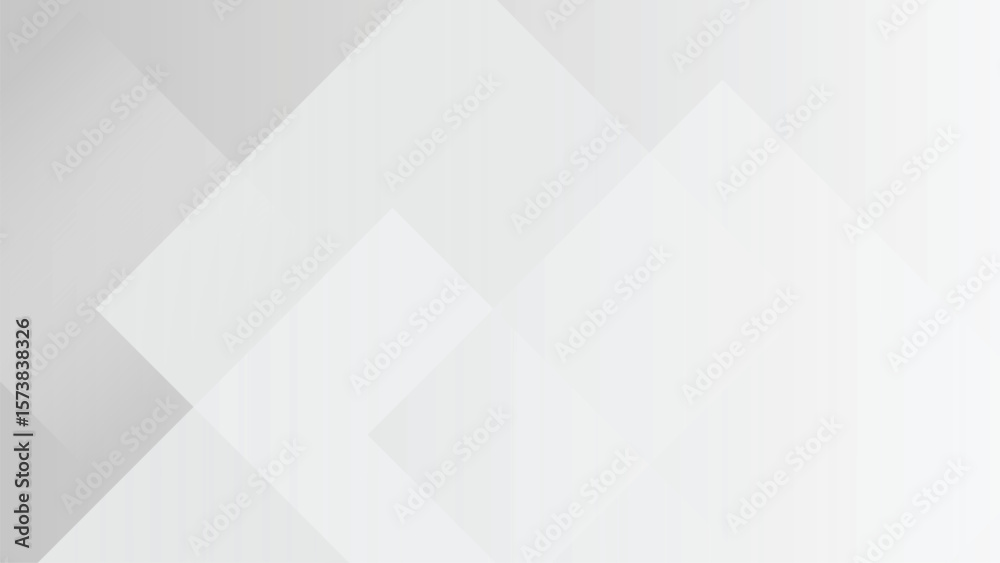 Fototapeta premium Abstract geometric background with intersecting shapes subtle gray and white gradients creating depth