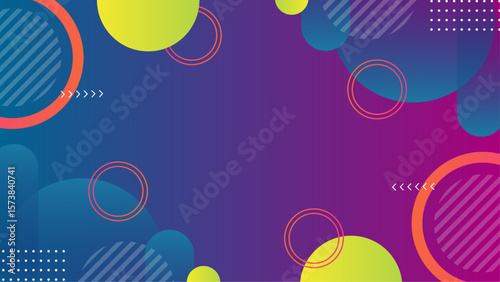 Colorful abstract with overlapping circles and lines. Perfect for designs, backgrounds, or artwork to enhance creativity and visual interest.