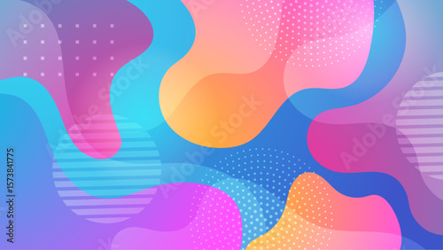 Abstract colorful fluid design perfect for web backgrounds, print materials, product packaging, and artistic projects needing vibrant visuals. Ideal for graphic designers.