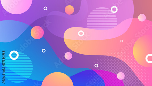 Abstract colorful fluid design suitable for backgrounds, banners, art prints, packaging, and web design with vibrant and energetic visuals.