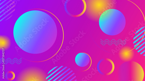 Abstract vibrant colorful geometric design suitable for backgrounds, digital art, prints, packaging, and web design projects needing a modern aesthetic.