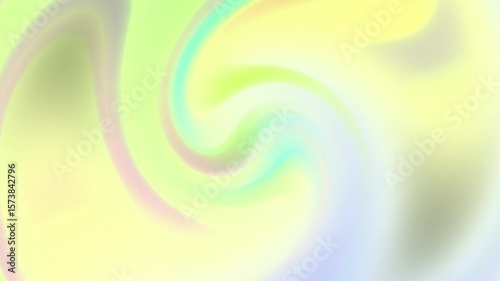 Bright pastel whirlpools spin with gentle energy, exuding a light-hearted, playful vibe perfect for wellness or kids' content.