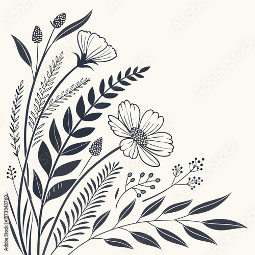 Floral arrangement design element