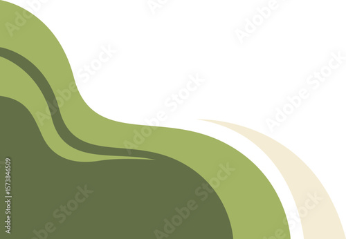 Business Wave Corner Vector