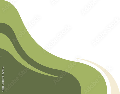 Business Wave Corner Vector