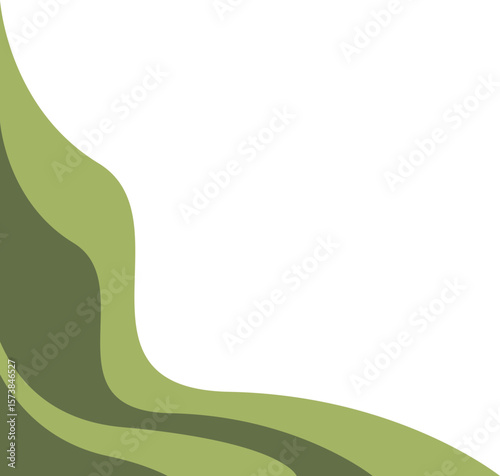 Business Wave Corner Vector