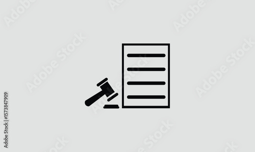 Legal documentation icon