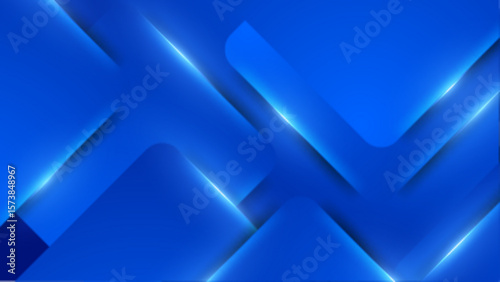 Abstract blue design with glowing overlapping shapes, perfect for backgrounds, wallpapers, or modern art concepts in digital or print media.