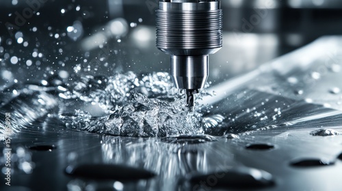High-Speed Precision: Water-Cooled CNC Machining Cutting Metal Process