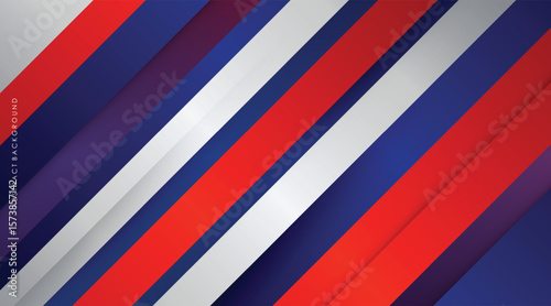 Wallpaper Mural modern abstract background red, white, blue and silver colorful with lines Torontodigital.ca