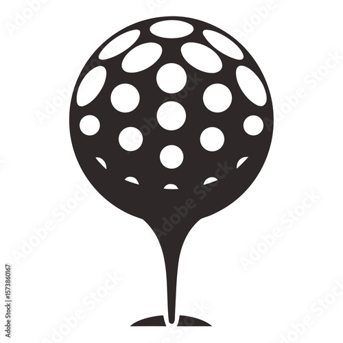 golf ball isolated on white