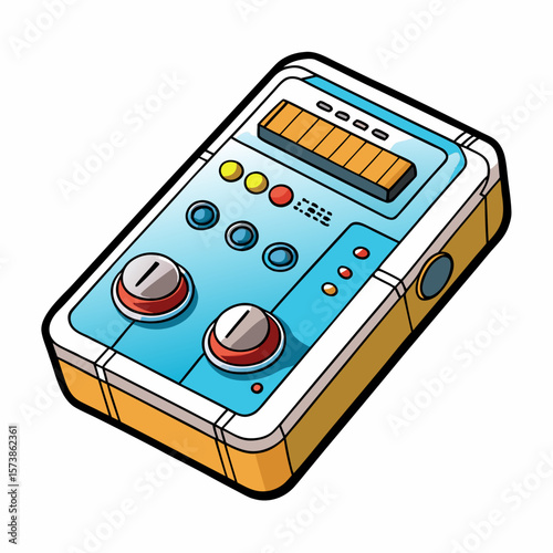 remote control isolated on white background