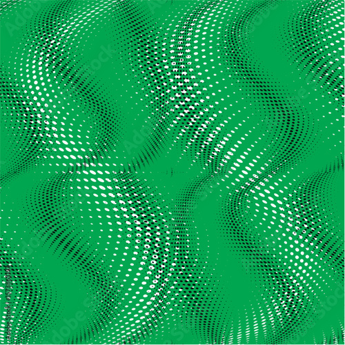 Polka dot color gradient halftone pattern. Vector illustration
