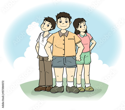 元気で仲良しな子どもたち