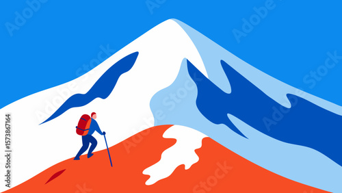 winter mountain landscape