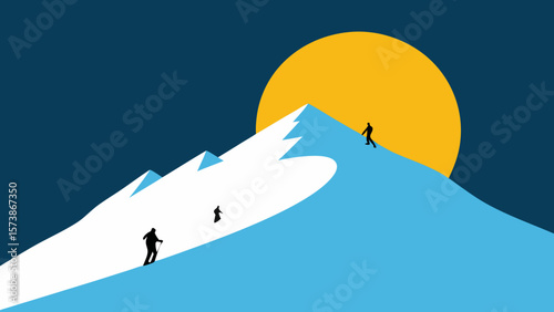winter mountain landscape
