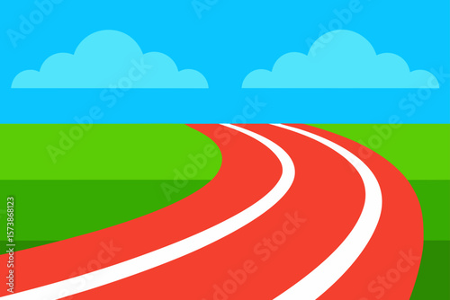 Running Track  Aspire, Achieve, and Overcome Challenges on the Path to Success