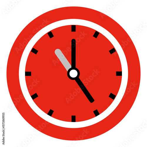 Time Clock Icon Vector Design