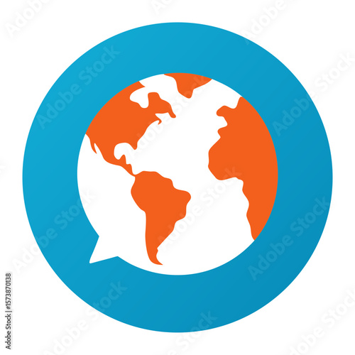 Globe Icon For Language Design