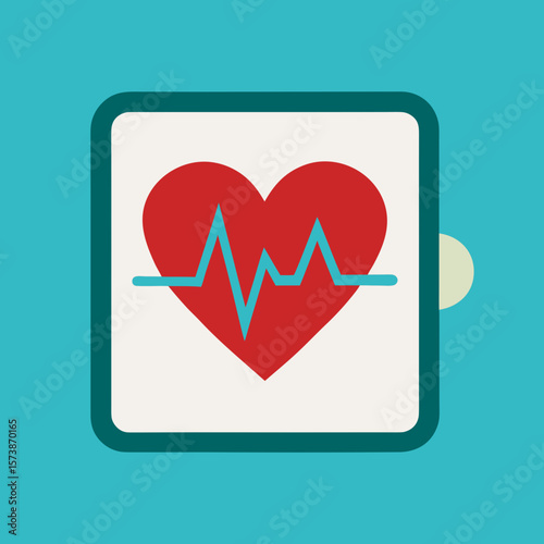 Heartbeat Health Monitor Symbol