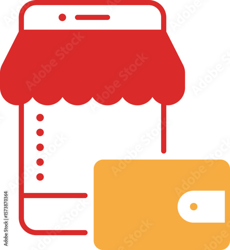 Mobile Wallet  In Fill Icon