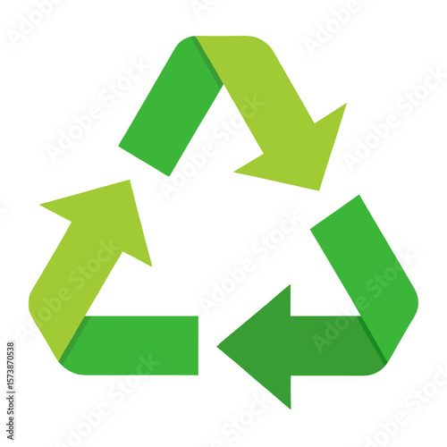Eco Recycling Icon Vector Design