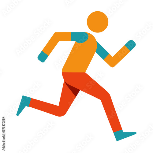 Running Person For Fitness Icon