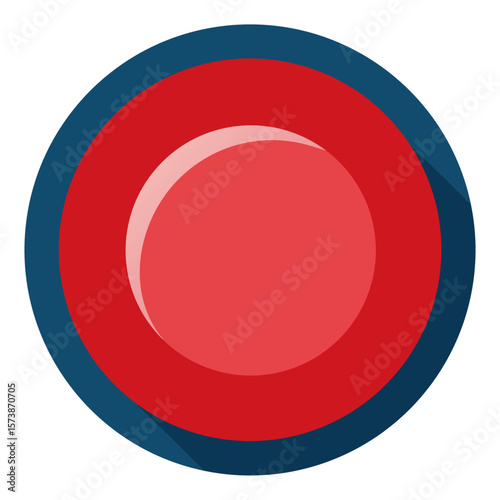 Stop Button Icon Design
