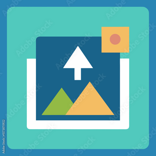 Photo Gallery Upload Symbol