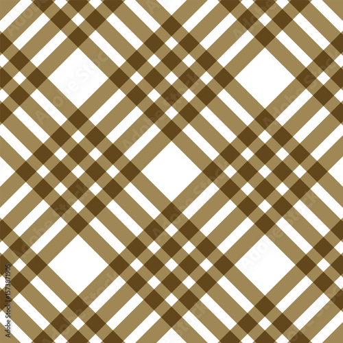  abstract brown colour diagonal chaqe plade seamless pattern, line chevron pattern background.