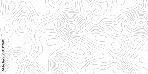 Modern location discovery vector topo map design White background with topographic world grid wave Topographic map geographic line texture.	