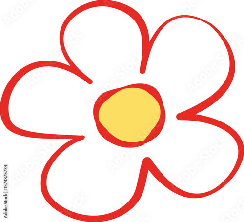 red and yellow flower