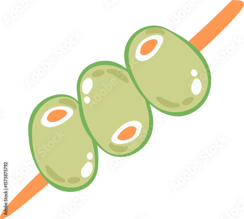 Olives for garnishing dishes and drinks
