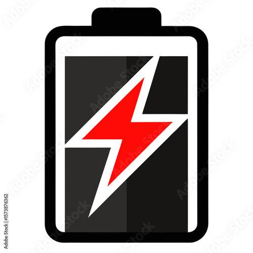 Battery Charging Icon Vector Art