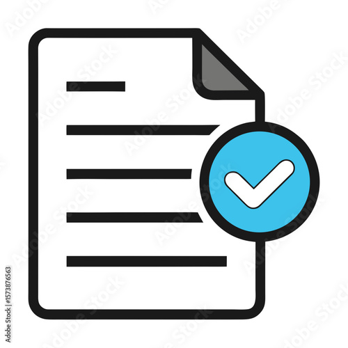 Approved Document Symbol Illustration