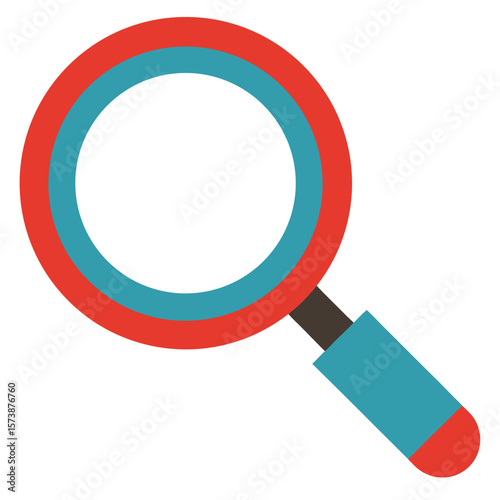 Magnifying Glass Search Icon Graphic