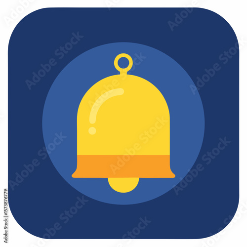 Mobile Notification Bell Icon Art
