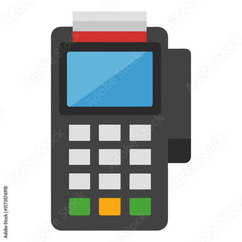 Card Payment POS Terminal Illustration