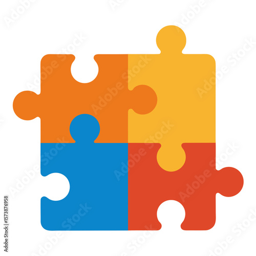 Puzzle Piece Solution Icon Design