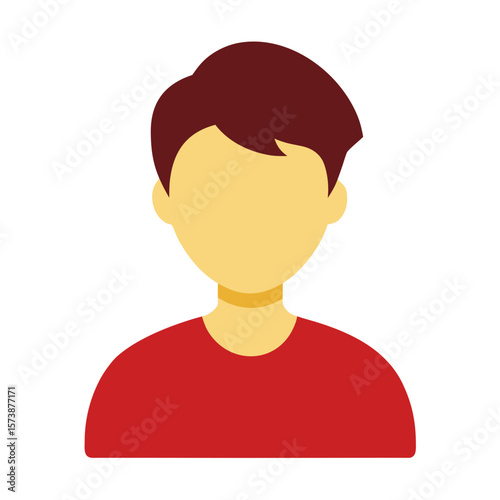 User Profile On White Background Vector