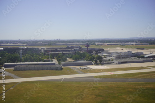 Takeoff from Hannover-Langenhagen Airport, towards Funchal Madeira, Portugal, Hannover, Germany.