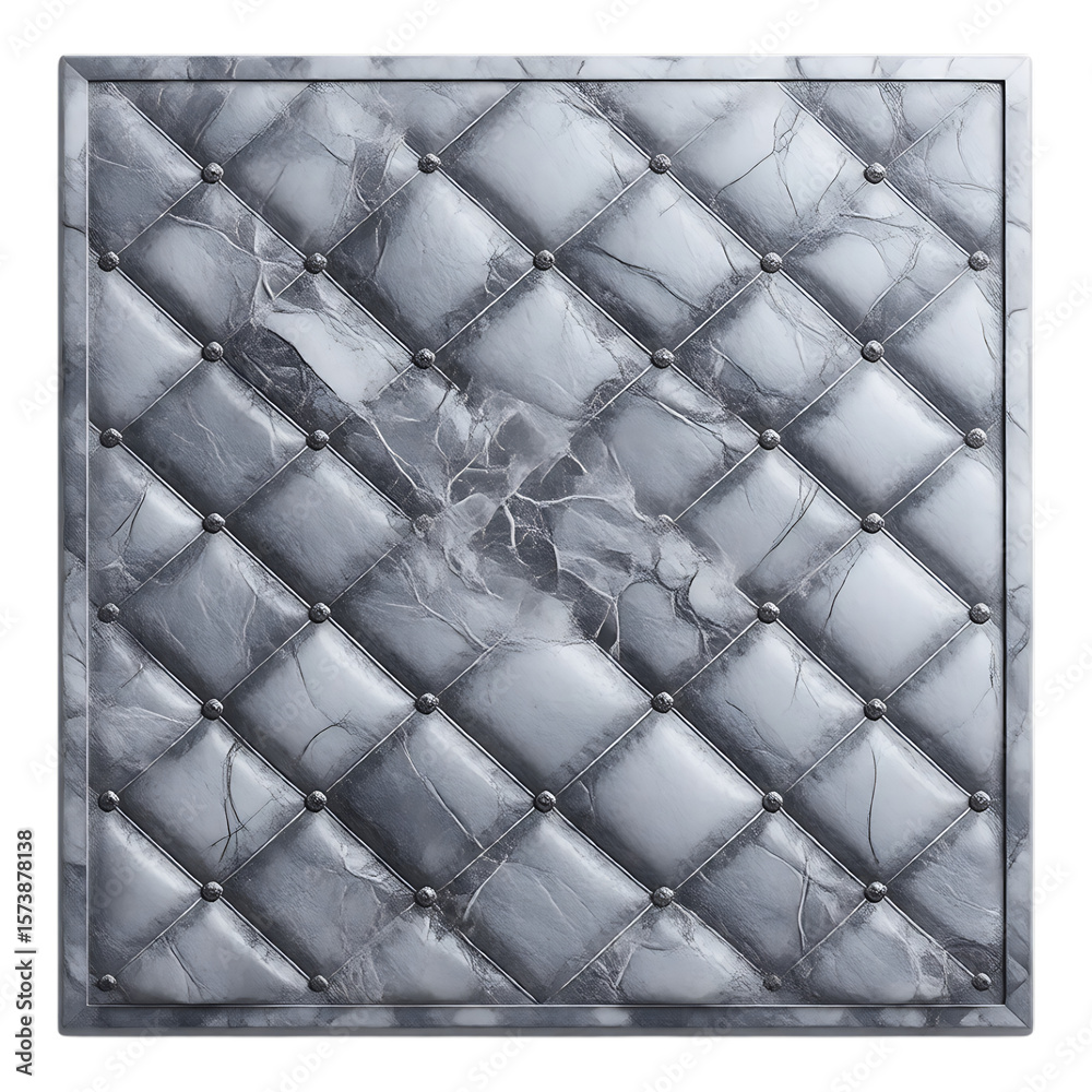 Obraz premium Marble Panel with Diamond Tufting