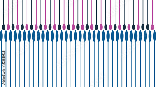 The texture consists of vertical sticks or matches of different colors.