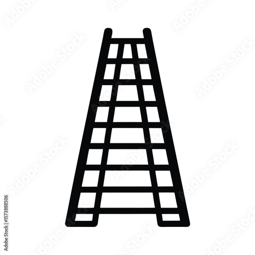 minimal-ladder-icon-design-include-after-on-white-.eps