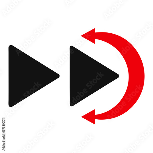 Media Controls Playback Icon Vector
