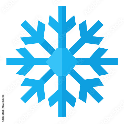 Winter Snowflake Symbol Illustration