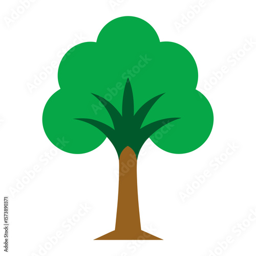 Tree Nature Icon Silhouette Design
