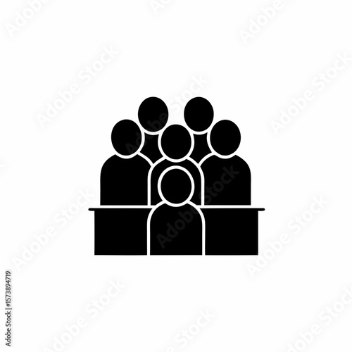 creative details Outline People Overcrowding Icon vector illustration