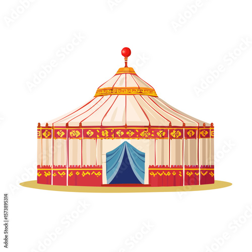 Vintage Circus Tent SVG for Carnival & Celebration