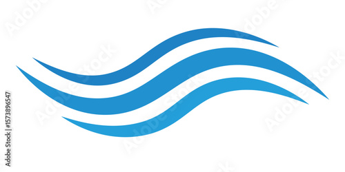 Free Download Water wave icon isolated on white background. - GFXLoad